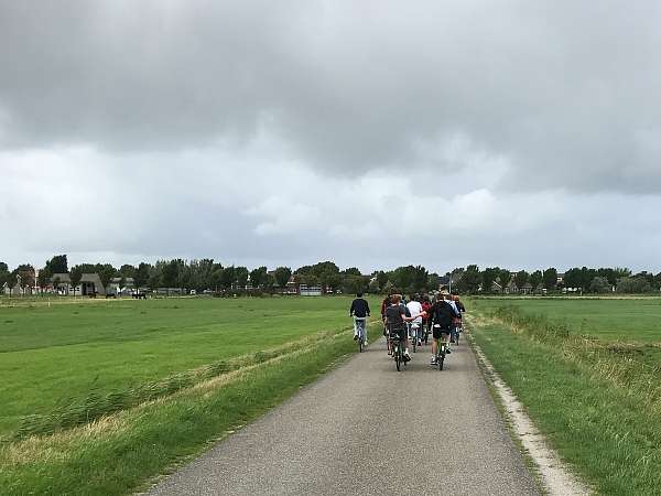 Fahrradgruppe auf Terschelling