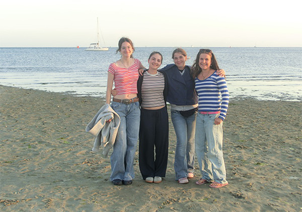 Linn, Emma, Anica und Julia