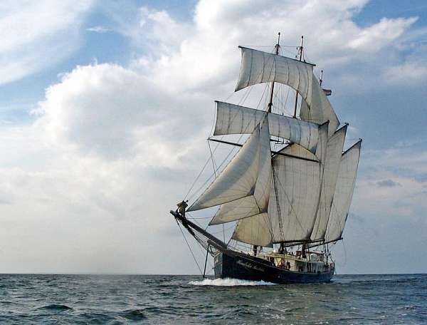 Die Hendrika Bartelds auf der Ostsee