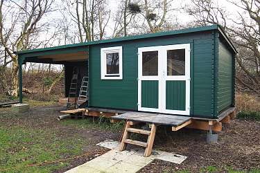 Neuer Hühnerstall wird von Schüler*innen der Lietz gebaut