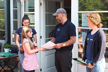 Zertifizierung der Junior-Ranger am Nationalpark-Haus Wittbülten