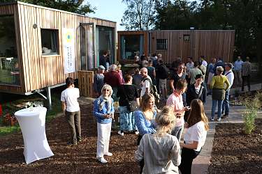 Einweihung der Tiny Haeuser am Lietz-Internat