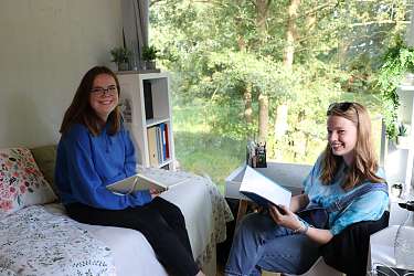 Einweihung der Tiny Haeuser  am Lietz-Internat