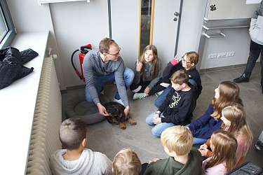 Schulbegleithund Hotte am Lietz Internat 