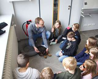 Schulbegleithund Hotte am Lietz Internat 