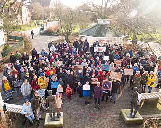 Demo gegen rechts Lietz Internat 