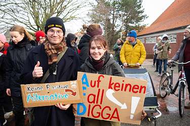 Demo gegen rechts Lietz Internat 