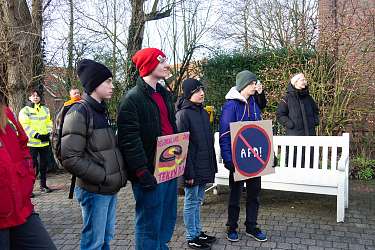 Demo gegen rechts Lietz Internat 