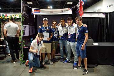 Gruppenbild mit Team Mesh aus Costa Rica