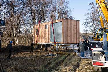 Neue Tiny Haeuser fuer das Lietz Internat