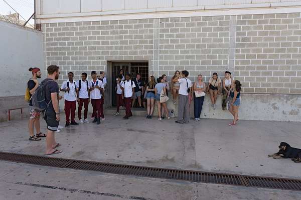 Besuch der lokalen Schule auf Kapverden