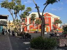 13. März 2025: Bunte Häuser auf Bermuda © NN Bunte Häuser auf Bermuda
