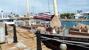 18. März 2025: Die Spirit of Bermuda im Hafen © Julius Die Spirit of Bermuda im Hafen