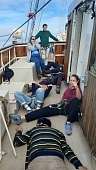 30.3.2025: Die Pädis chillen während der Pädi-Watch © Felix Die Pädis chillen während der Pädi-Watch