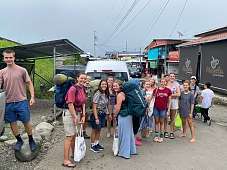 Die Atlantikgruppe vor der Grenze nach Costa Rica