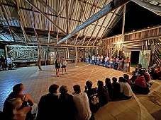 Abschiedssabend im Rancho in Longo Mai