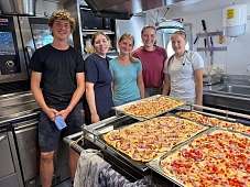 Das Galleyteam hat gekocht