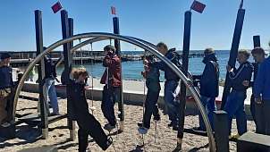 27. April 2025: Spielplatz auf Helgoland © Felix Spielplatz auf Helgoland