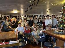 Die Leader warten in Messe