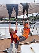 27.4.2026: Laurids und Hannes beim Hosenhängen