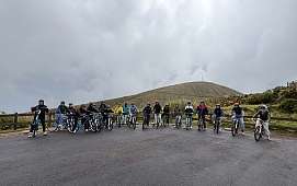29.4.2026: Die zweite Fahrradgruppe am Start