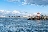 16.5.2026: Der Leuchturm vorm Hafen von Scheveningen